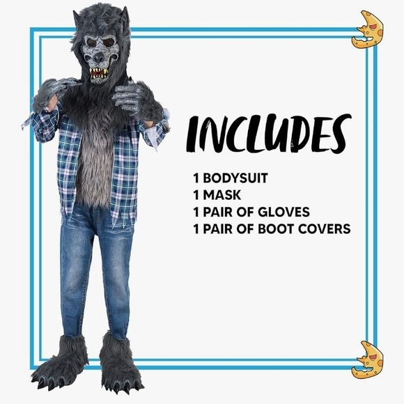 Blue and Black Halloween Monster Costume - Picture 3 of 3
